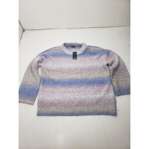 Wild Fable Women’s Crewneck Oversized Boucle Pullover Ombré Holiday Sweater XL